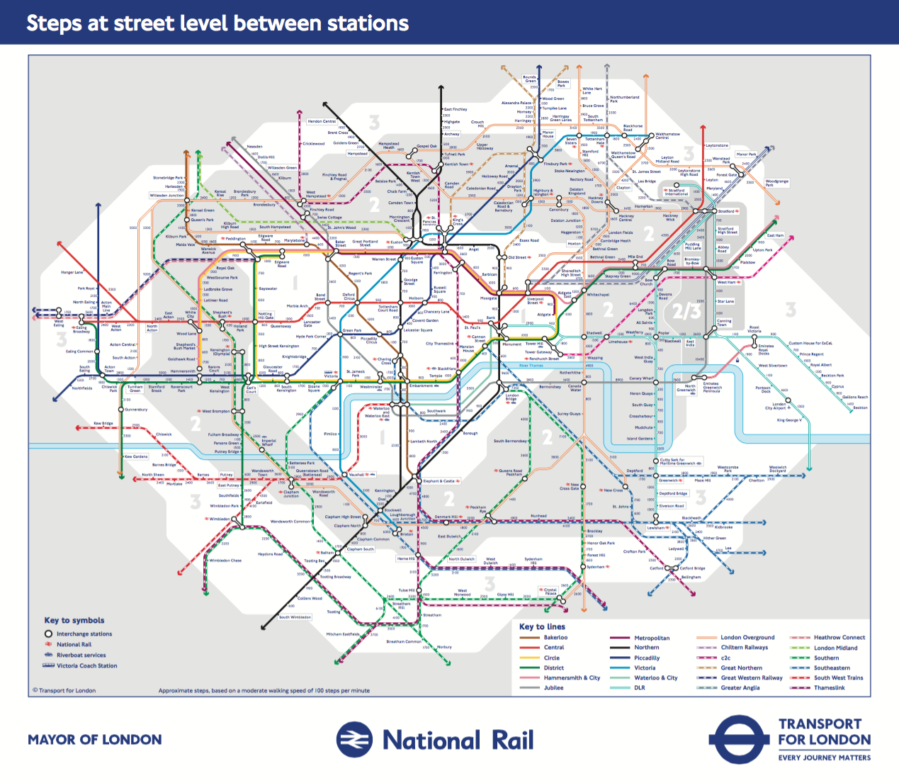 tube travel zones map